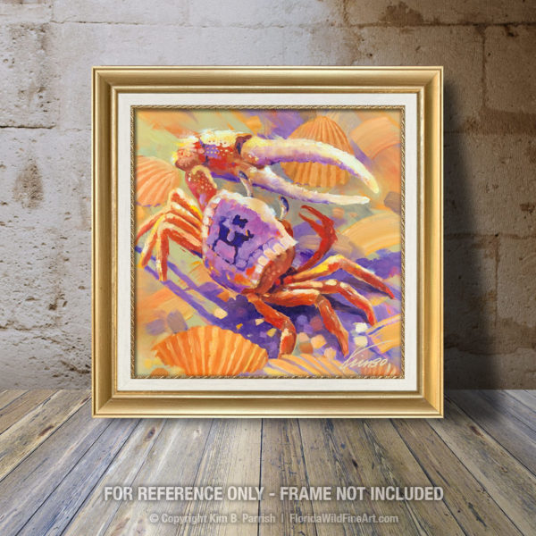 Fiddler Crab Collectibile Art Copyright Kim B. Parrish