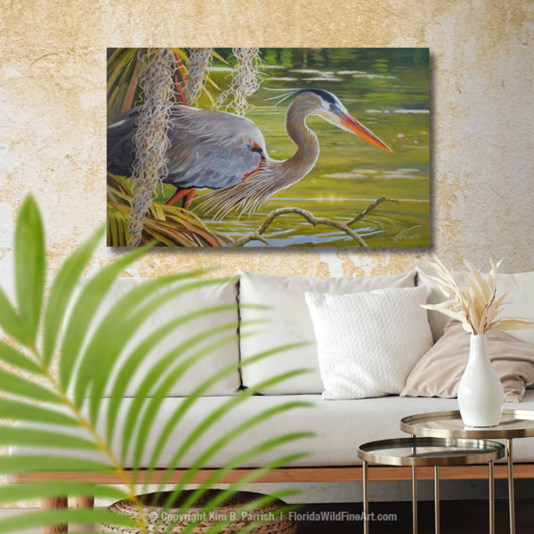 Great Blue Heron Art