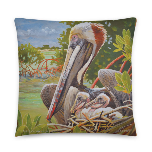 Pelican Accent Pillow