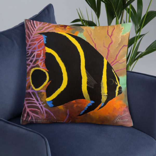 Angelfish Accent Pillow